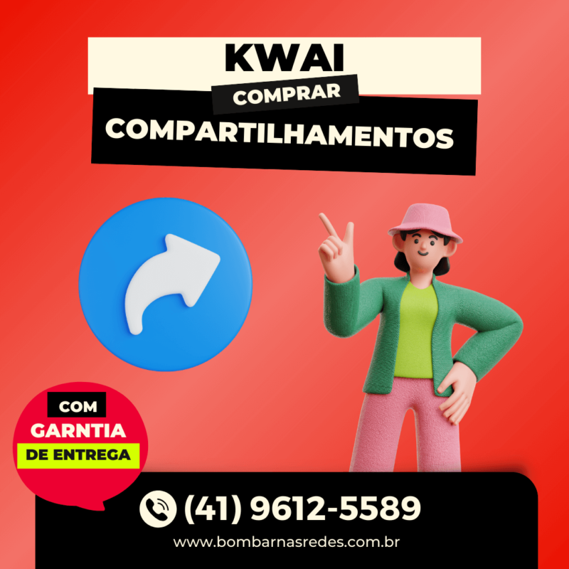 Compartilhamentos em Vídeo no Kwai