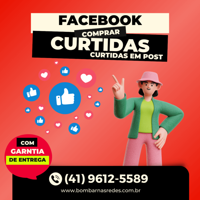 Curtidas no Facebook em Postagens