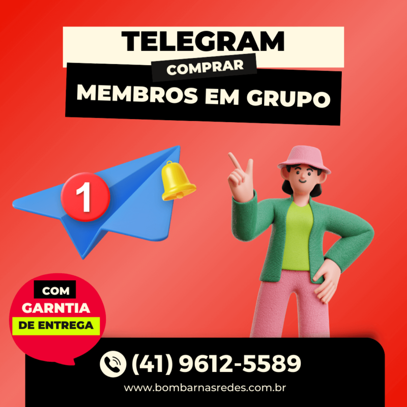 Membros em Grupo no Telegram