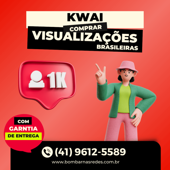 Visualizações Brasileiras em Vídeo no Kwai