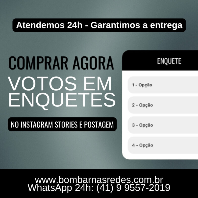 Como comprar votos enquete instagram, aumente sua porcentagem no instagram em poucos minutos